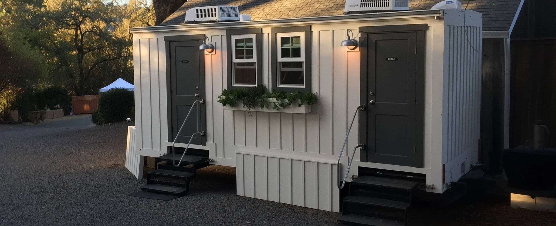 Water Cottage at Dusk