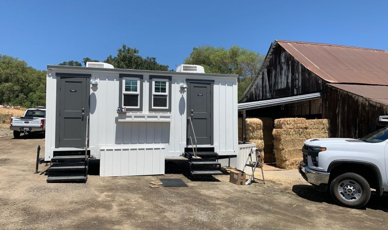 Luxury Portable Restroom at ranch