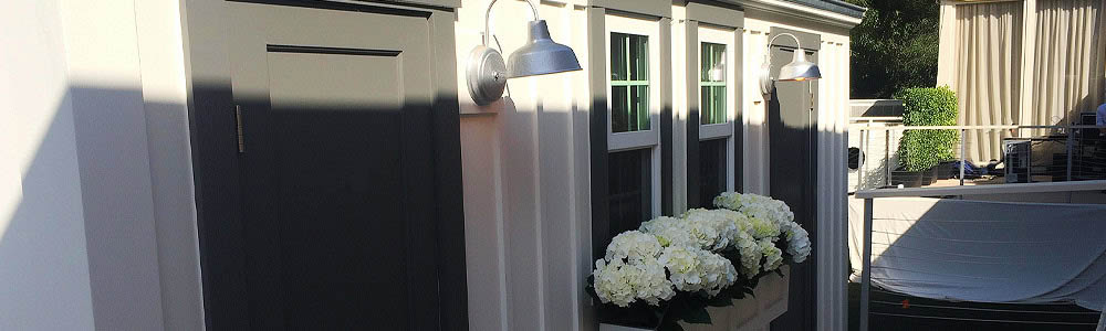 Luxury restroom at Napa wine country estate wedding