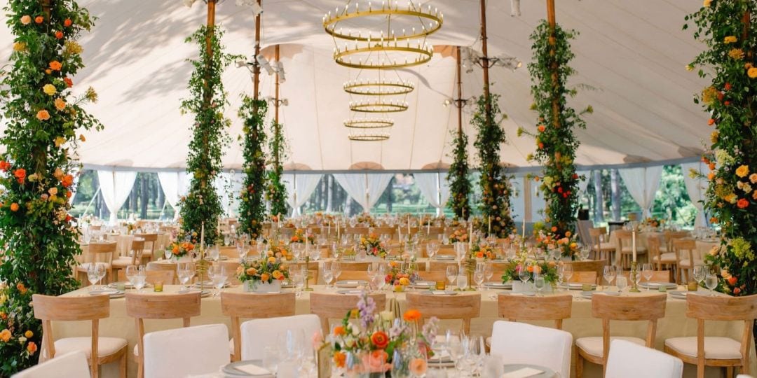 Beautiful bay area wedding under a Zephyr Tent